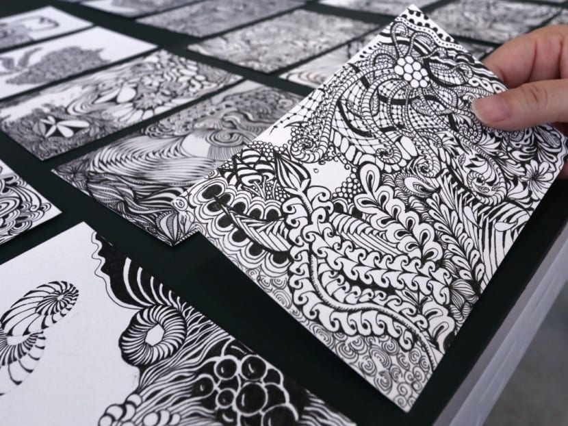 Zentangle refers to the freehand drawing technique of creating beautiful images from repetitive patterns.
