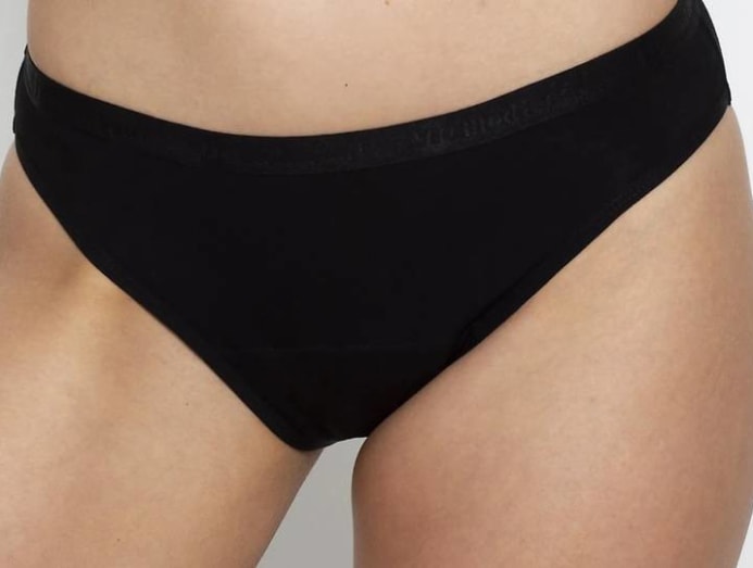 Bambody Leak Proof Hipster: Sporty Period Panties for Women and Teens - 3  Pack: Black - Large