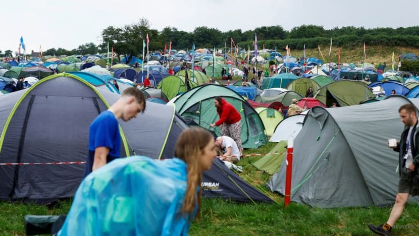 Elated music fans pitch up for Glastonbury, await Elton John