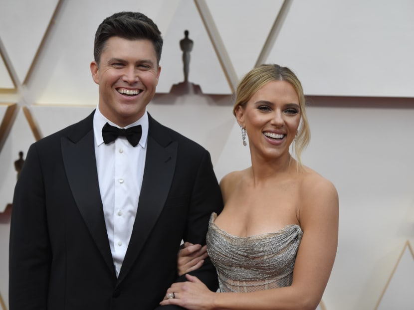 Colin Jost has joked his mother didn't know what to make of her grandson's name Cosmo.