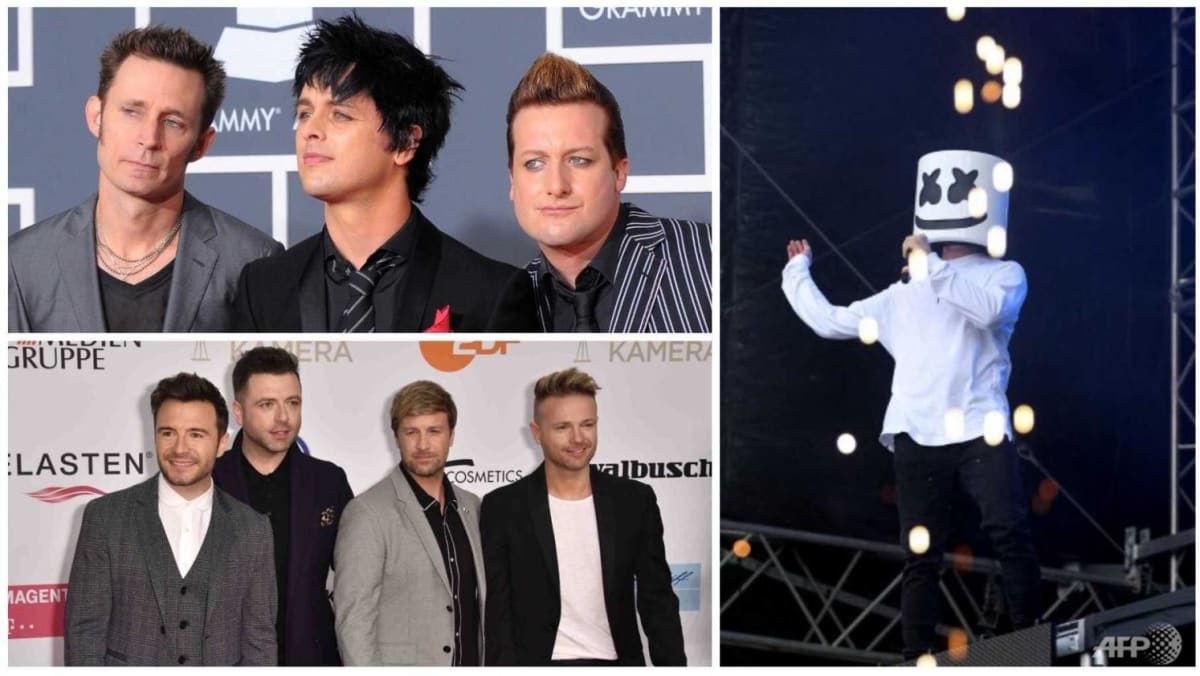 Green Day, Westlife and Marshmello to perform at Singapore F1 Grand Prix