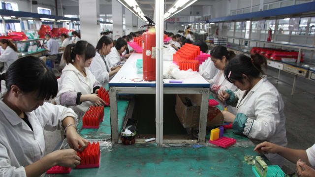 中国5月制造业活动出乎意料回升