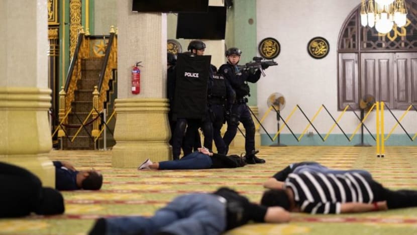 Latihan simulasi serangan pengganas 'Heartbeat' diadakan di Masjid Sultan