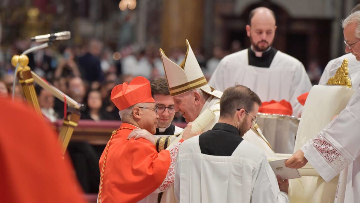 Singapore’s William Goh among 20 new cardinals enthroned by Pope in Rome