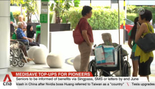 About 300,000 Pioneer Generation seniors to receive MediSave top-ups of up to S$1,100 in July