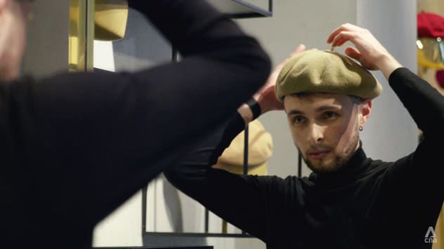 Meet the last remaining traditional French beret maker who still crafts the timeless headpiece by hand