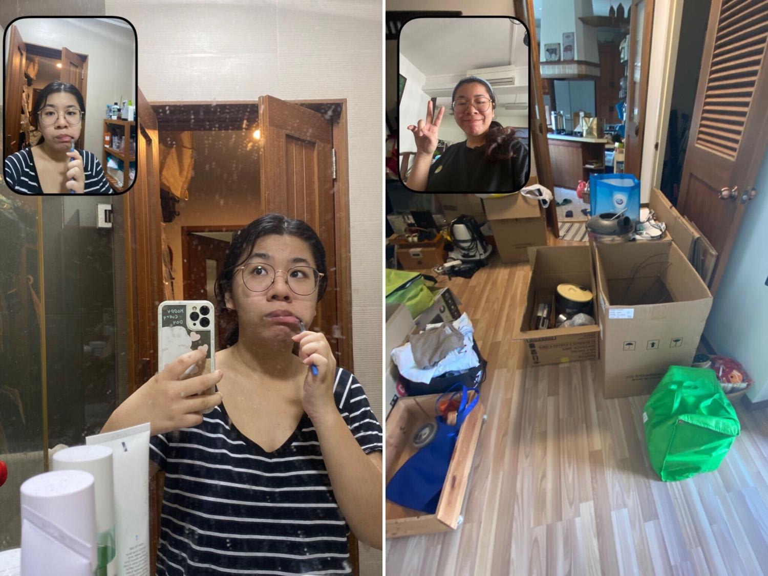 TODAY journalist Loraine Lee had to snap photos of herself brushing her teeth and packing up in her parents' home for a move when she started using the BeReal application.