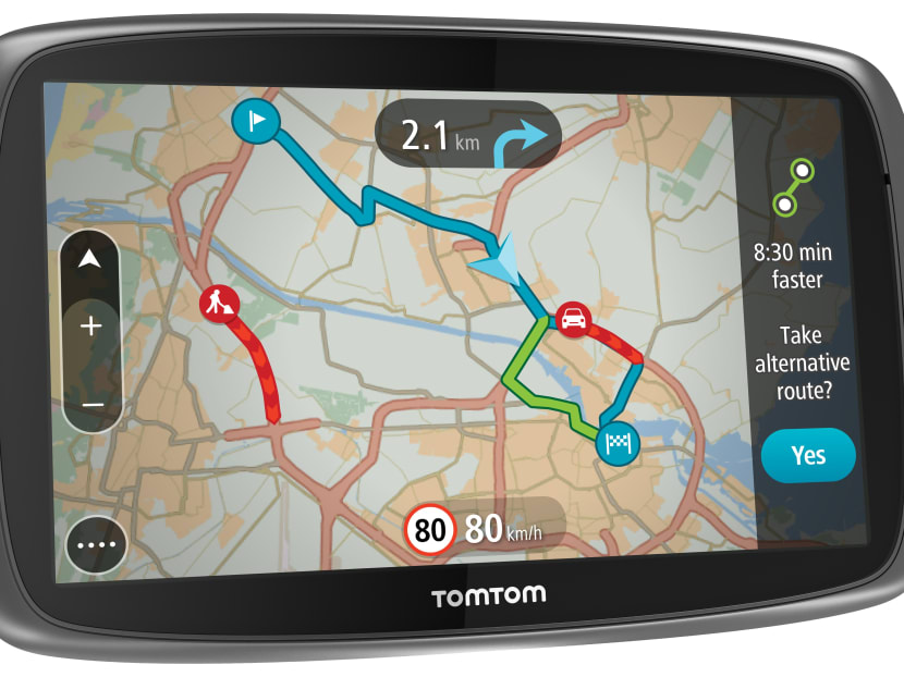 The TomTom Go 600 system listens to your every word and springs to life when you say: ‘Hey, TomTom’. Photo: TomTom