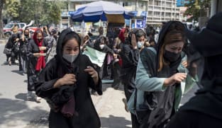 Taliban violently disperse rare women's protest in Kabul