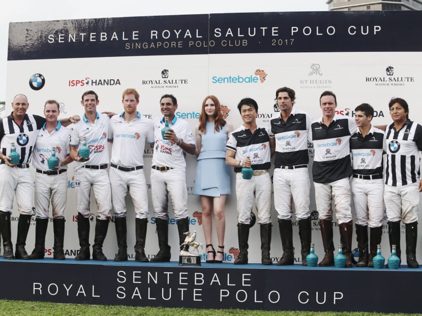 Prince Harry rounds off Singapore visit with charity polo match