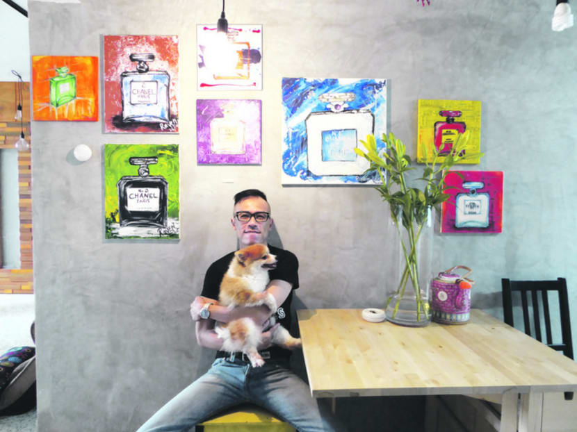 Gallery: S’pore artist Danny Raven Tan showcases his works in flat