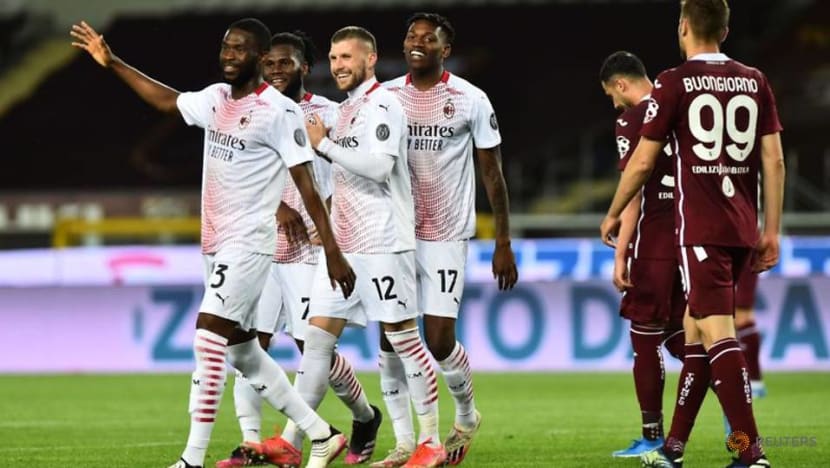 Football: Milan hit seven to move closer to Champions League return Football: Milan hit seven to move closer to Champions League return