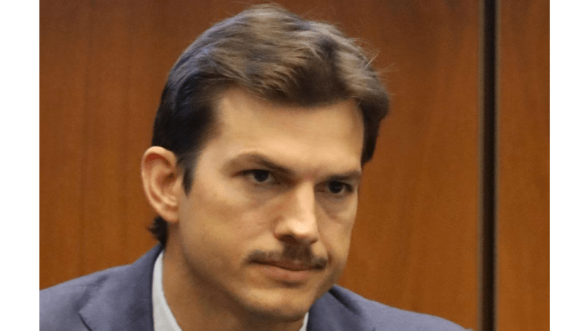 Ashton Kutcher's moustache mix-up