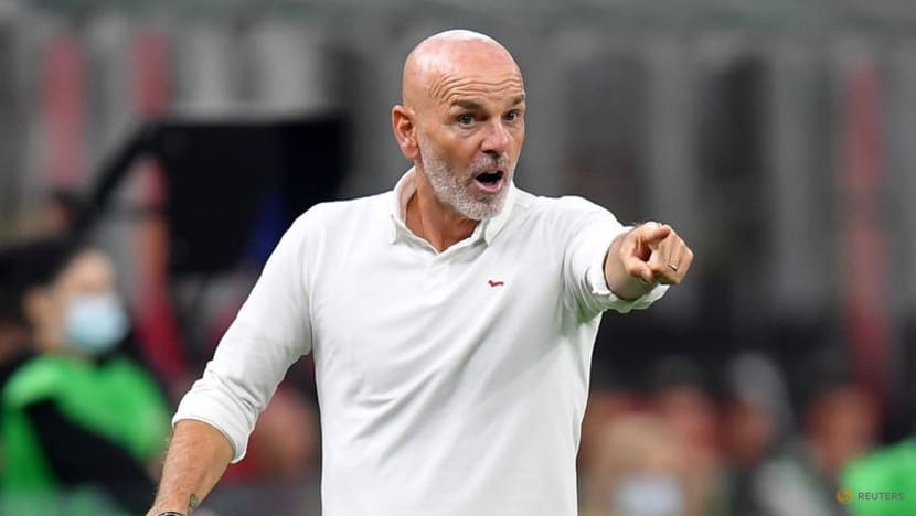 Soccer - Milan boss Pioli ready for intense battle against Spezia Soccer - Milan boss Pioli ready for intense battle against Spezia