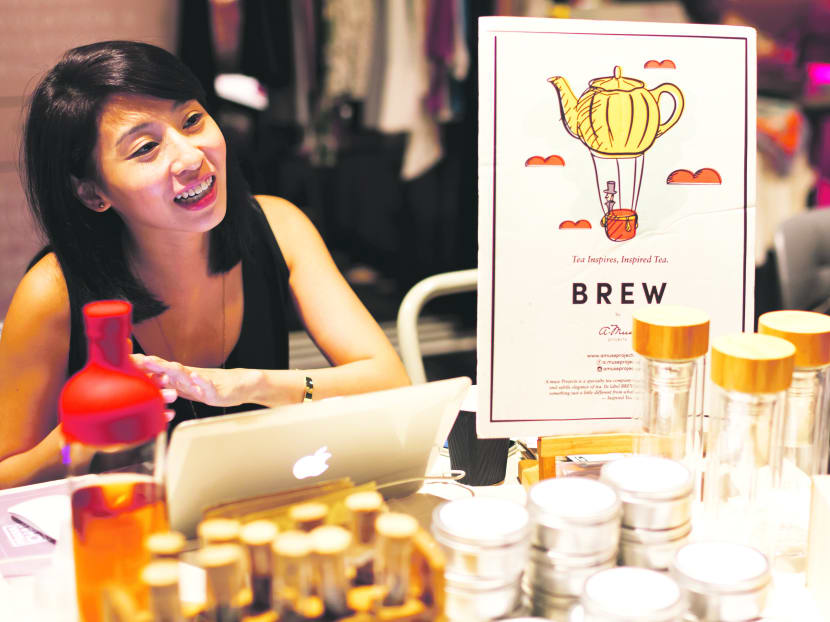 Tea brand A.muse Projects was one of the stalls at Hotel Jen Tanglin's Superlife Affair pop-up. Photo: Hotel Jen