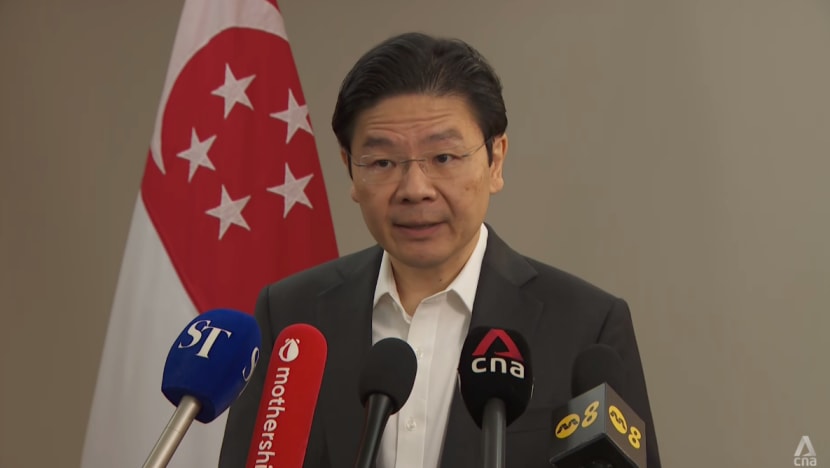 lawrence wong dpm doorstop