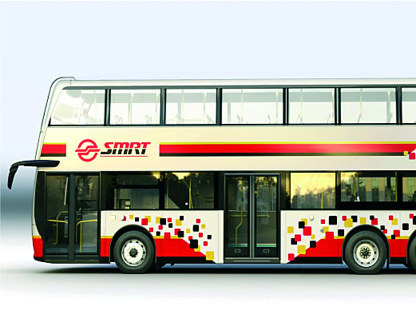 The addition of 201 double-decker buses will help ease crowding during peak hours, particularly on longer routes with high passenger loads. PHOTO: SMRT