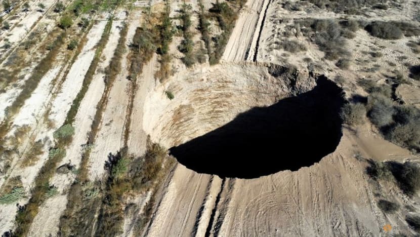 Chile warns area around sinkhole at high risk of further collapse