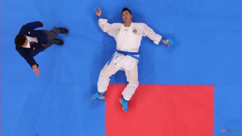 Karate: Iran's Ganjzadeh wins gold in men's +75kg kumite Karate: Iran's Ganjzadeh wins gold in men's +75kg kumite