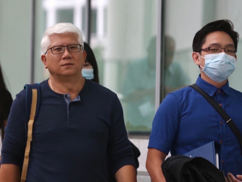 Ryan Xavier Tay Seet Choong (right) and his stepfather Lawrence Lim Peck Beng (left) in a photo taken in February 2020, received their sentences for causing grievous hurt to Shawn Ignatius Rodrigues.