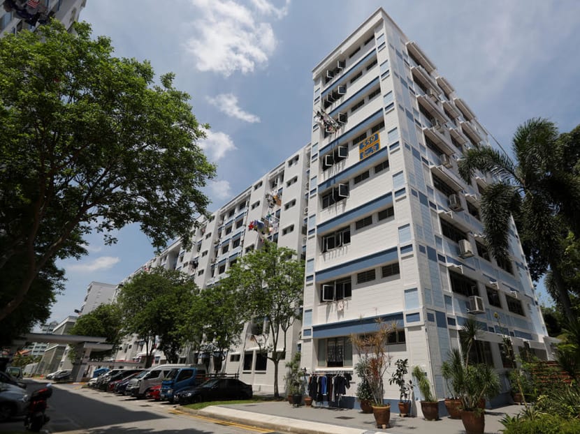 The authorities carried out Covid-19 testing at Block 559 (pictured), Pasir Ris Street 51, after four cases from two different households were detected there.