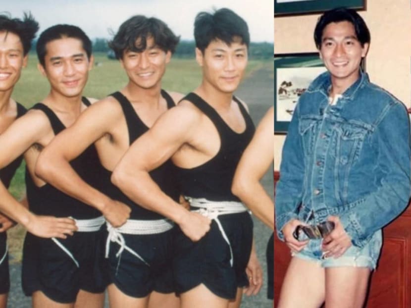 Old Pics Of Andy Lau In Tiny Denim Shorts Go Viral