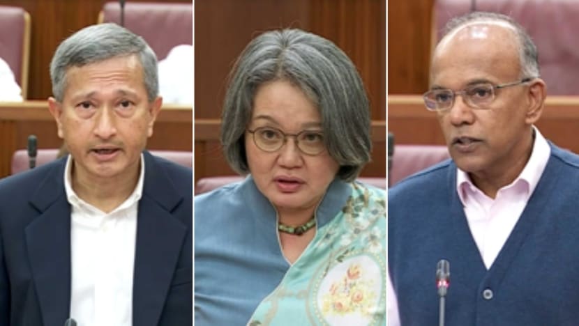 Shanmugam's speech on Ukraine invasion reflects government's views: Balakrishnan in response to Sylvia Lim Shanmugam's speech on Ukraine invasion reflects government's views: Balakrishnan in response to Sylvia Lim