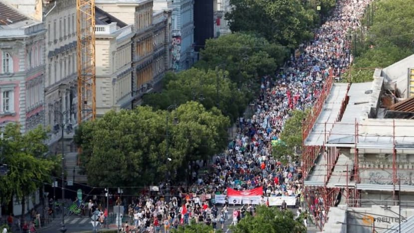Hungarians protest against planned Chinese university campus Hungarians protest against planned Chinese university campus