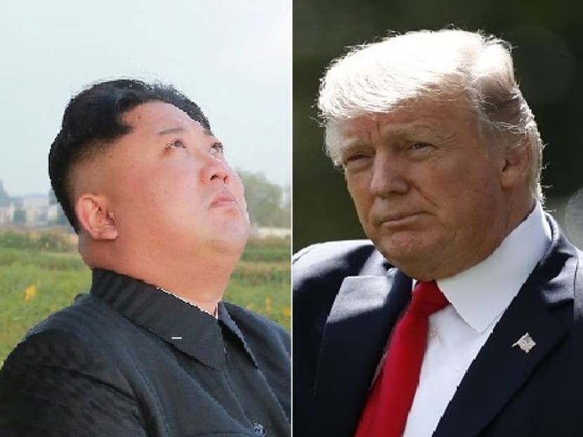 US President Donald Trump (right) has called North Korean leader Kim Jong-un "Rocket Man". Photos: AP, Reuters