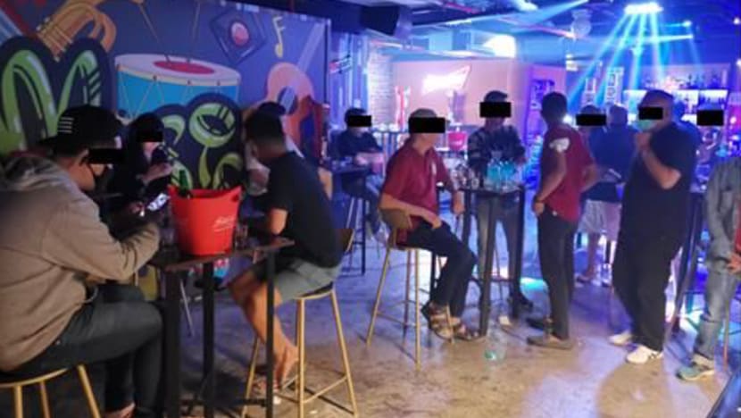 14 suspected members of unlawful societies arrested during operations on nightlife establishments, F&B outlets