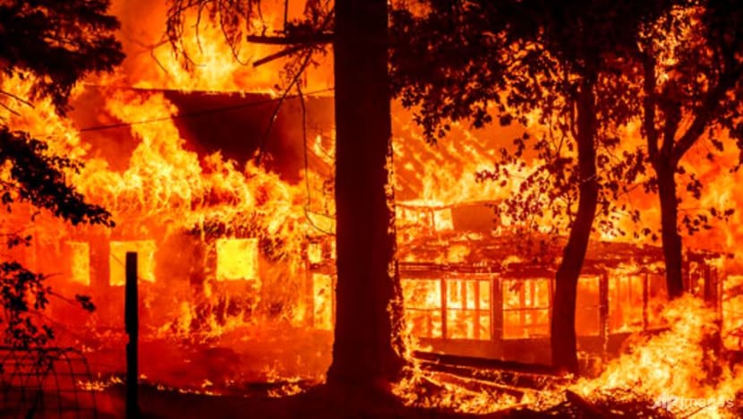 California's largest fire burns homes as blazes scorch West California's largest fire burns homes as blazes scorch West
