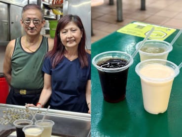 This hawker couple in Kovan still sells drinks for 30 cents: 'We're not working for a bungalow'