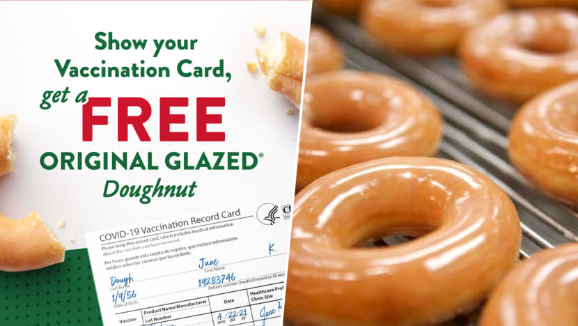 Krispy Kreme US Gives Out Free Glazed Doughnuts For People Who Get Vaccinated