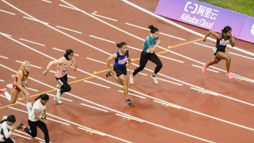 Shanti Pereira suffers scare in 100m heat, but qualifies for Asian Games final