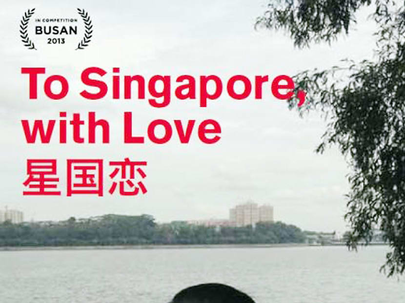 The poster for To Singapore, With Love, which has won the director multiple international awards.