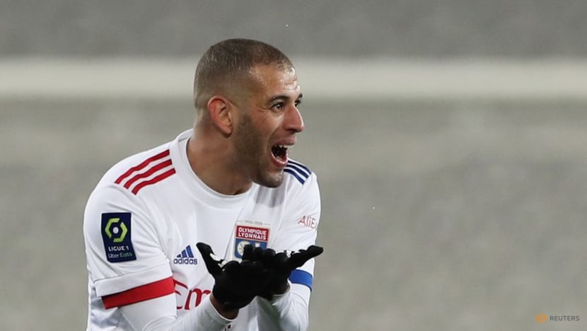 Football: Four-goal Slimani equals Algeria record in 8-0 rout of Djibouti Football: Four-goal Slimani equals Algeria record in 8-0 rout of Djibouti