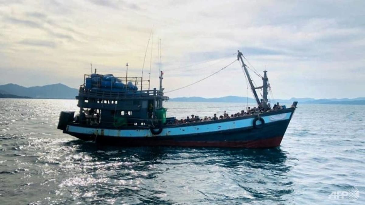 Boat carrying Rohingya refugees stranded off Indonesia's Aceh