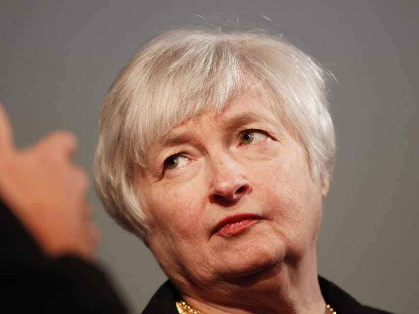 Janet Yellen, vice-chair of the US Federal Reserve, prior to addressing the University of California, Berkeley, Haas School of Business on Nov 13, 2012. Photo: Reuters