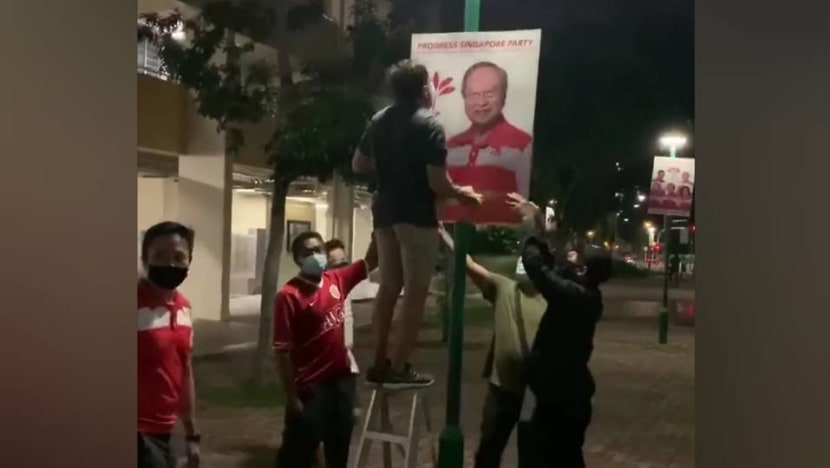 GE2020: Election posters on lamp posts within West Coast Town Council removed for public safety reasons: ELD GE2020: Election posters on lamp posts within West Coast Town Council removed for public safety reasons: ELD