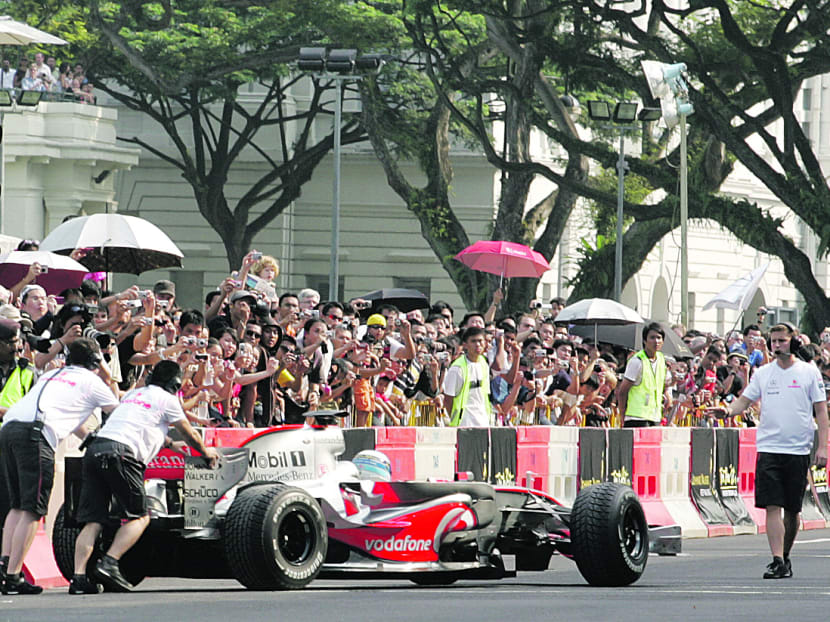 The Singapore Grand Prix is one of five third-party events held at the Padang last year. TODAY file photo