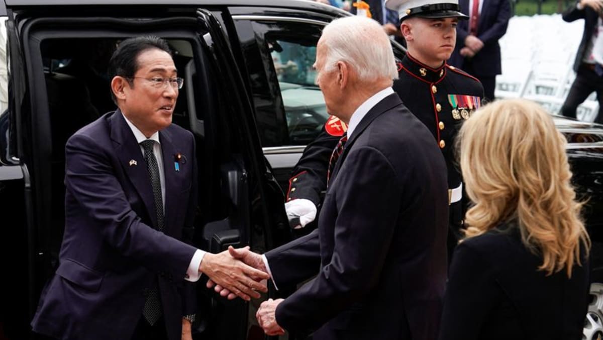 Biden welcomes 'global partner', Japan's Kishida, at White House summit