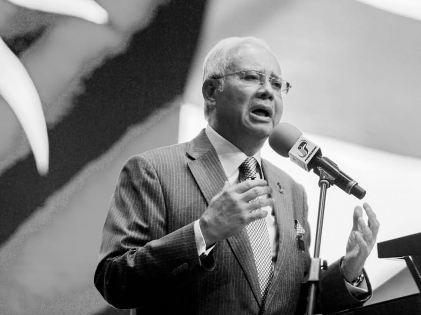 Malaysian Prime Minister Najib Razak announcing revisions to the 2016 Budget on Jan 28 last year. One of Mr Najib’s key challenges for Budget 2017 is maintaining a balanced budget while ensuring that the concerns of the lower- and middle-income groups are assuaged. Photo: AFP