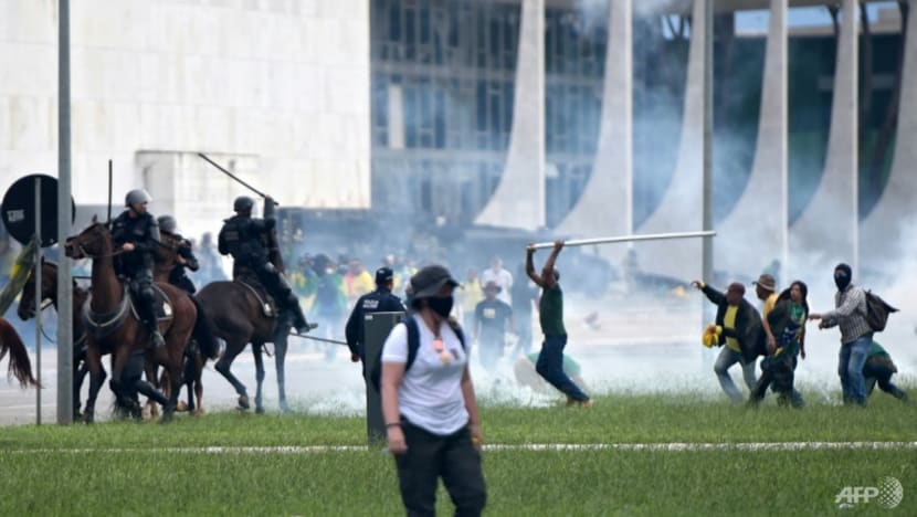 Lula slams far-right 'terrorism' as Brazil clears protest camps Lula slams far-right 'terrorism' as Brazil clears protest camps