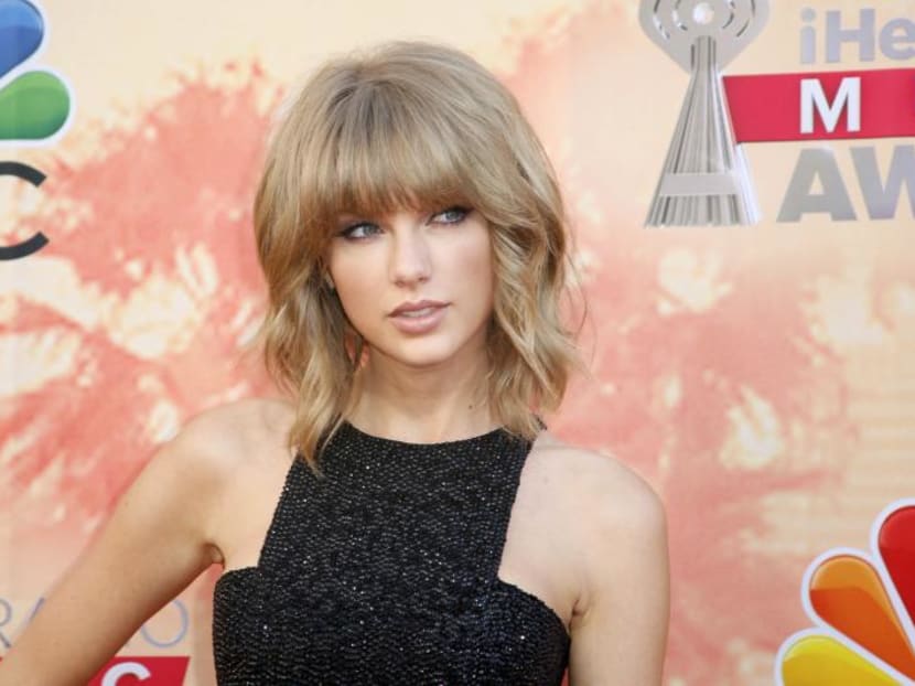 Singer Taylor Swift poses at the 2015 iHeartRadio Music Awards in Los Angeles, California, in this file photo taken March 29, 2015. Photo: Reuters