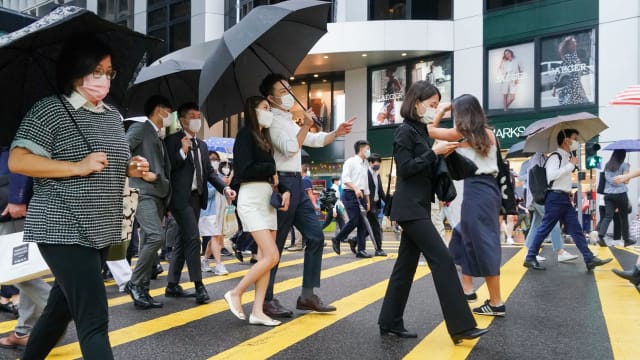 香港最新失业率下跌至3.5%