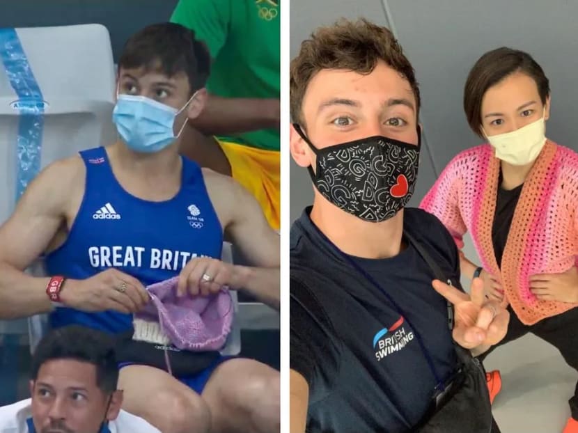 Tom Daley, a 27-year-old British diver, has an Instagram page dedicated to knitting and crochet pieces and had also made a pink cardigan for Malaysian diver Cheong Jun Hoong in May this year.