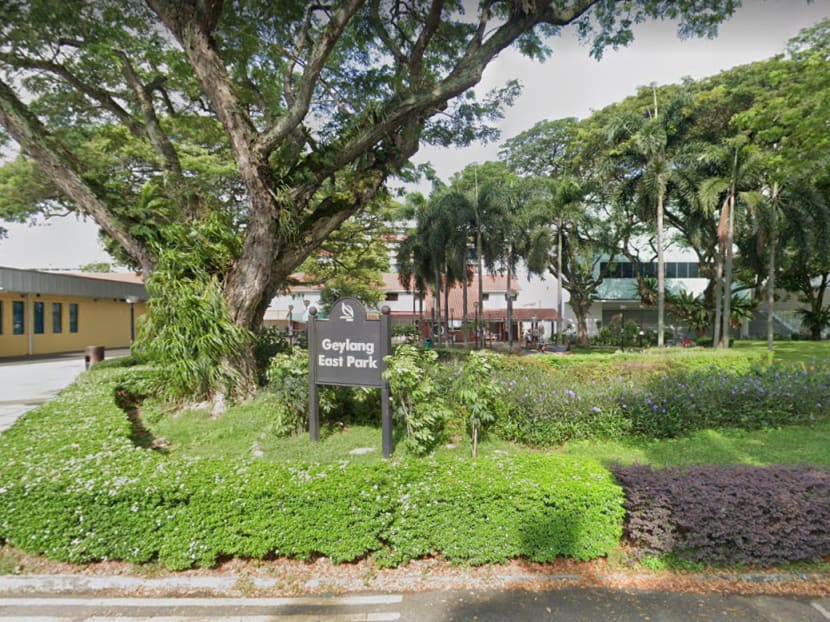 A view of the Geylang East Park. A view of the Geylang East Park.