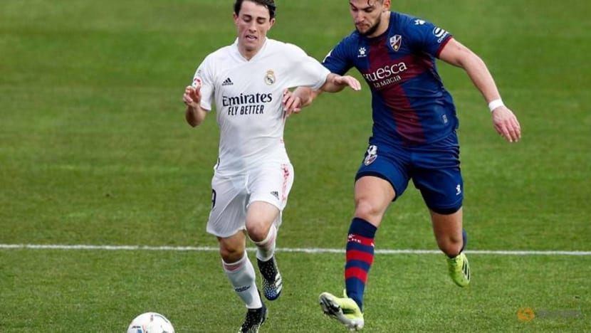 Football: Varane double spares Real Madrid's blushes at Huesca Football: Varane double spares Real Madrid's blushes at Huesca