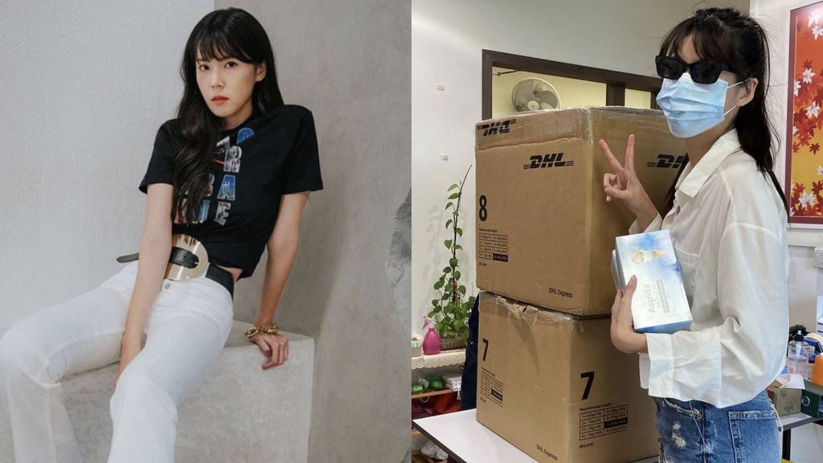 Carrie Wong And Her Fan Club Just Donated A Hundred Boxes Of Masks To Charity Carrie Wong And Her Fan Club Just Donated A Hundred Boxes Of Masks To Charity