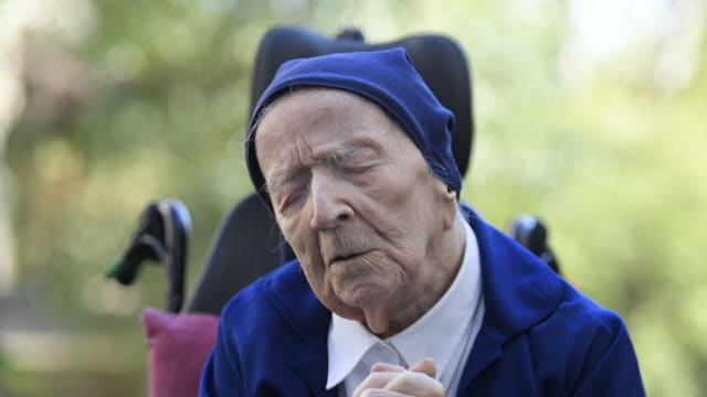 【冠状病毒19】法国阿嫲修女抗疫成功 将迎117岁生日
